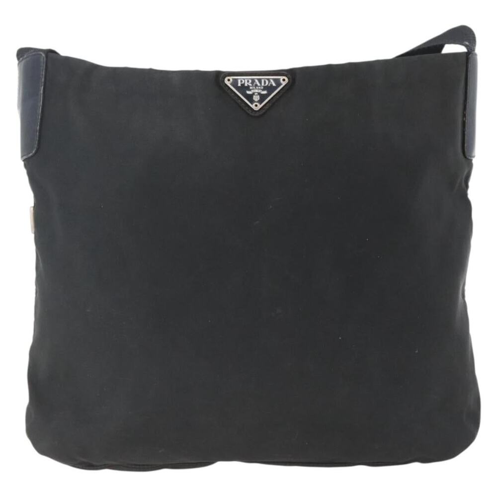 Prada Nylon Shoulder Bag Black